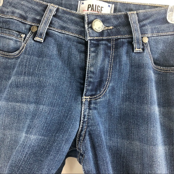 Paige Denim Blue Made in USA Size 25 - Picture 2 of 8